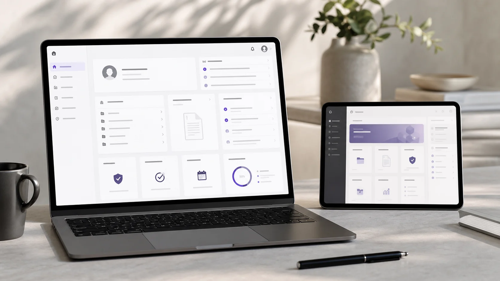 Client portal dashboard preview